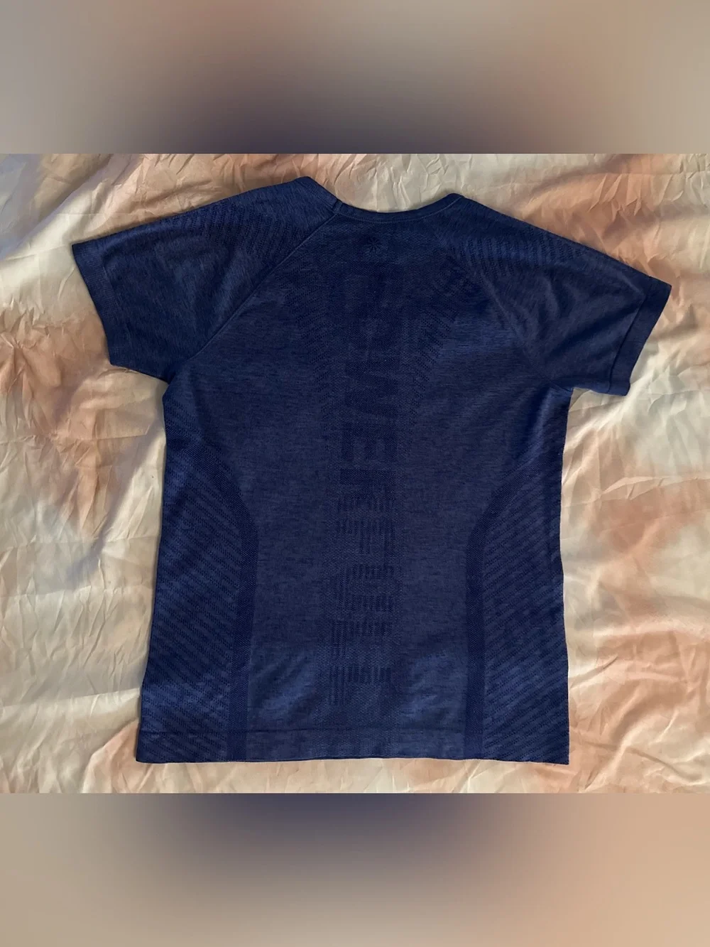Athleta Girl | Navy “Powerful” Short Sleeve Active Workout Tee | Size Large